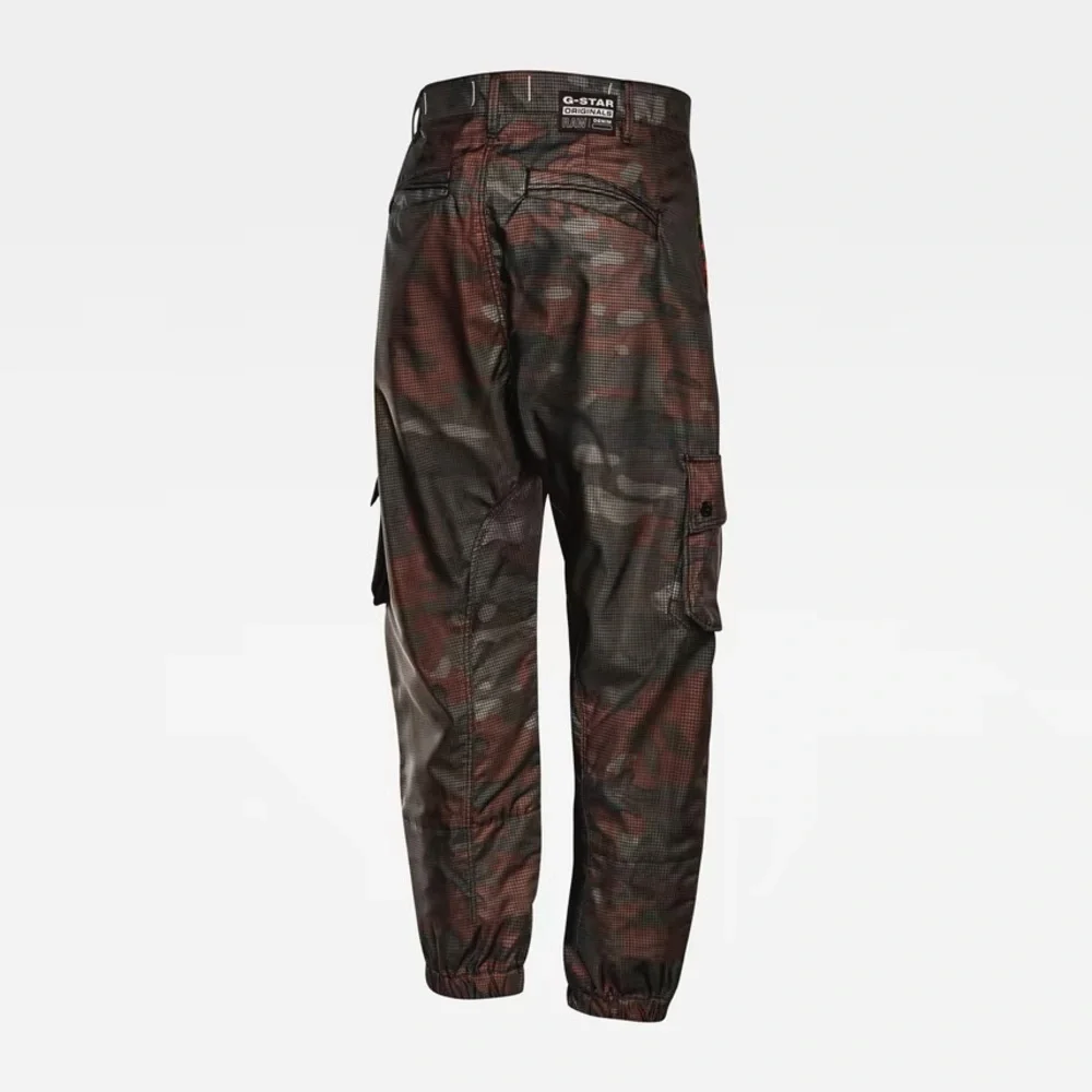 NWT G-Star E Boyfriend Mid Cargo Pants - Silkscreen Ripstop Print - Picture 16 of 16